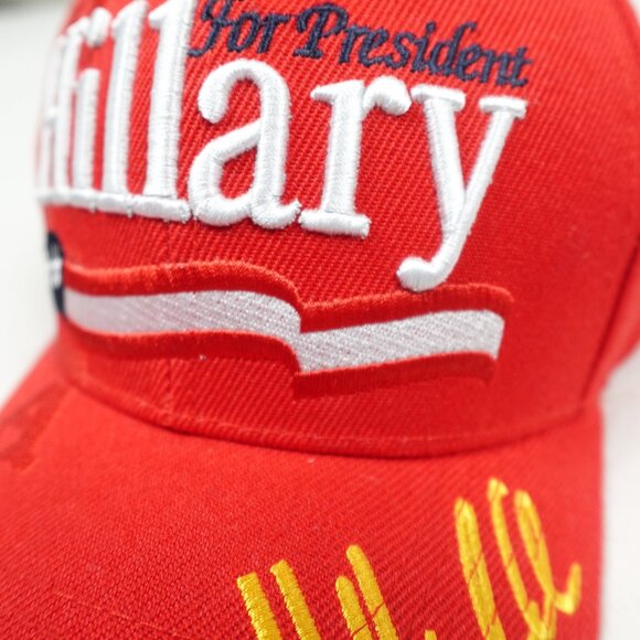 Hillary Clinton Presidential Campaign Logo Signature Hat Cap Adult Adjustable - Picture 9 of 9